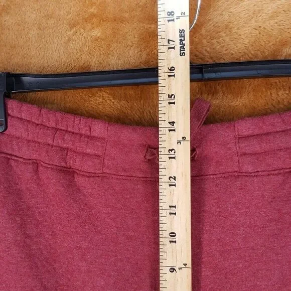 LUNYA Mens Jogger 2XL Maroon Pull On RESTORE DOUBLE FACED Pant Sweatpant LAHGO